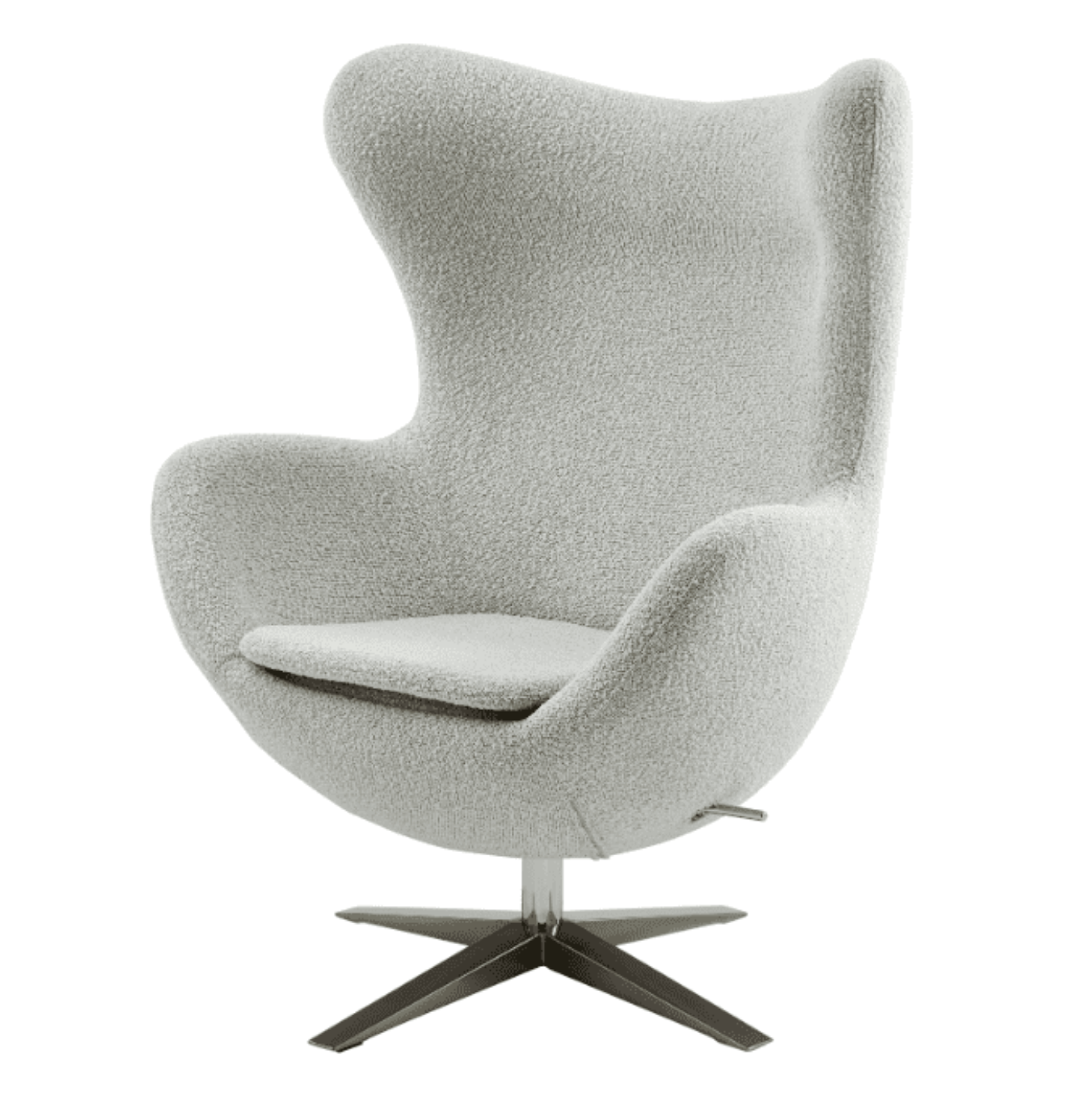 New Pacific Direct Max Fabric Swivel Rocker Accent Arm Chair Chrome Legs -  6300065-563