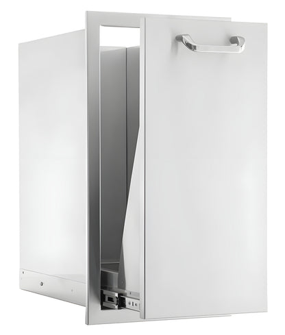 PCM 260 Series 13" Narrow Roll-Out Trash Drawer -  BBQ-260-TRNW-DRW