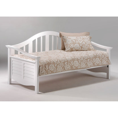 Night and Day Furniture White Seagull Daybed Complete - SEG-DBA-COM-WH