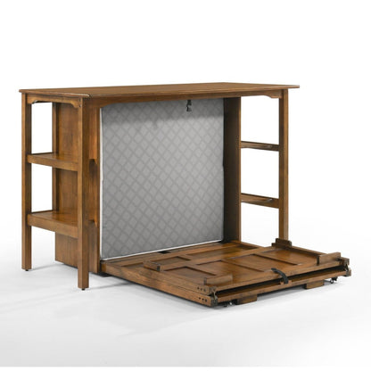 Night and Day Furniture Siesta Desk Twin Murphy Cabinet Bed Complete - STA-DESKB-CHO