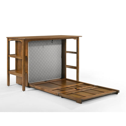 Night and Day Furniture Siesta Desk Twin Murphy Cabinet Bed Complete - STA-DESKB-CHO
