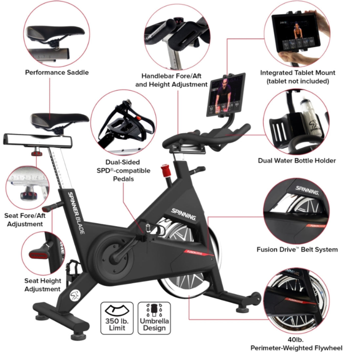 Spinning Spin Bikes Spinning Blade Connected Home Spinner Bike - 10-034