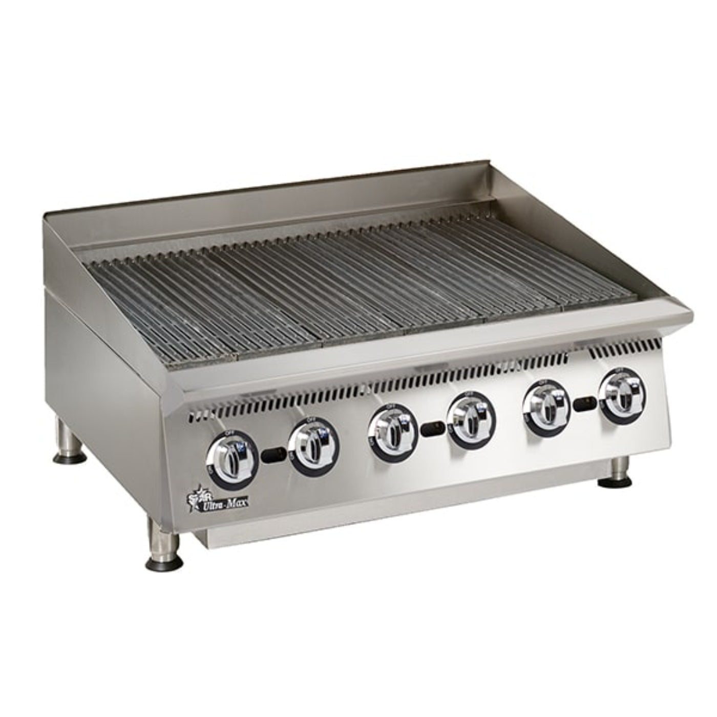 Star 8H-8136RCBB 36" 120,000 BTU Natural Gas Radiant Ultra-Max® Gas Charbroilers - 8H-8136RCBB