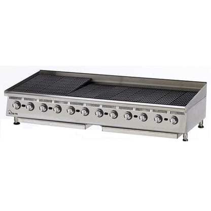 Star 8H-8072CBB-LP 72" 240,000 BTU Liquid propane Ultra-Max® Gas Charbroilers - 8H-8072CBB-LP