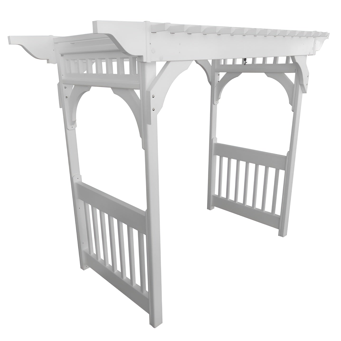 Berlin Gardens Vinyl Swing Arbor- VSA900GAWH