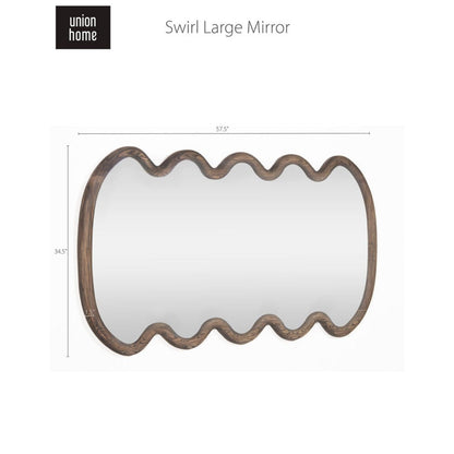 Union Home Swirl Large Mirror  - BDM00168