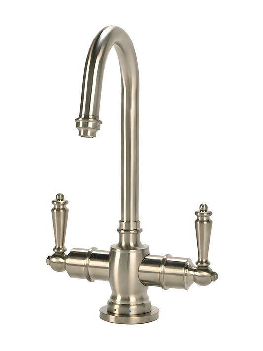 AquaNuTech Traditional C-Spout Hot & Cold Water Filtration Faucet New - HC2200-CH