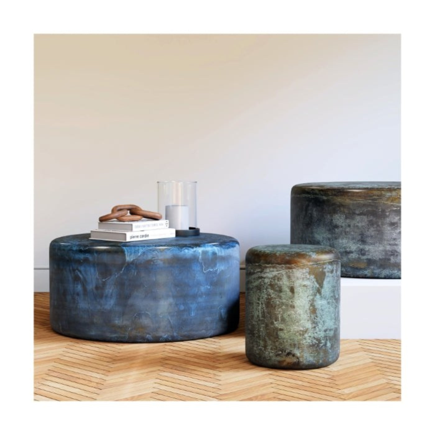 Union Home Moon Blue Coffee Table -  LVR00425