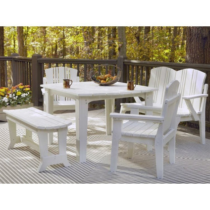 Uwharrie Chair Carolina Preserves Wood Bench with Back C072 -   C073, or C074