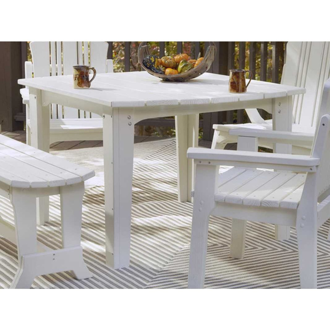 Uwharrie Chair Carolina Preserves Wood Dining Table C091, -  C092 or C093
