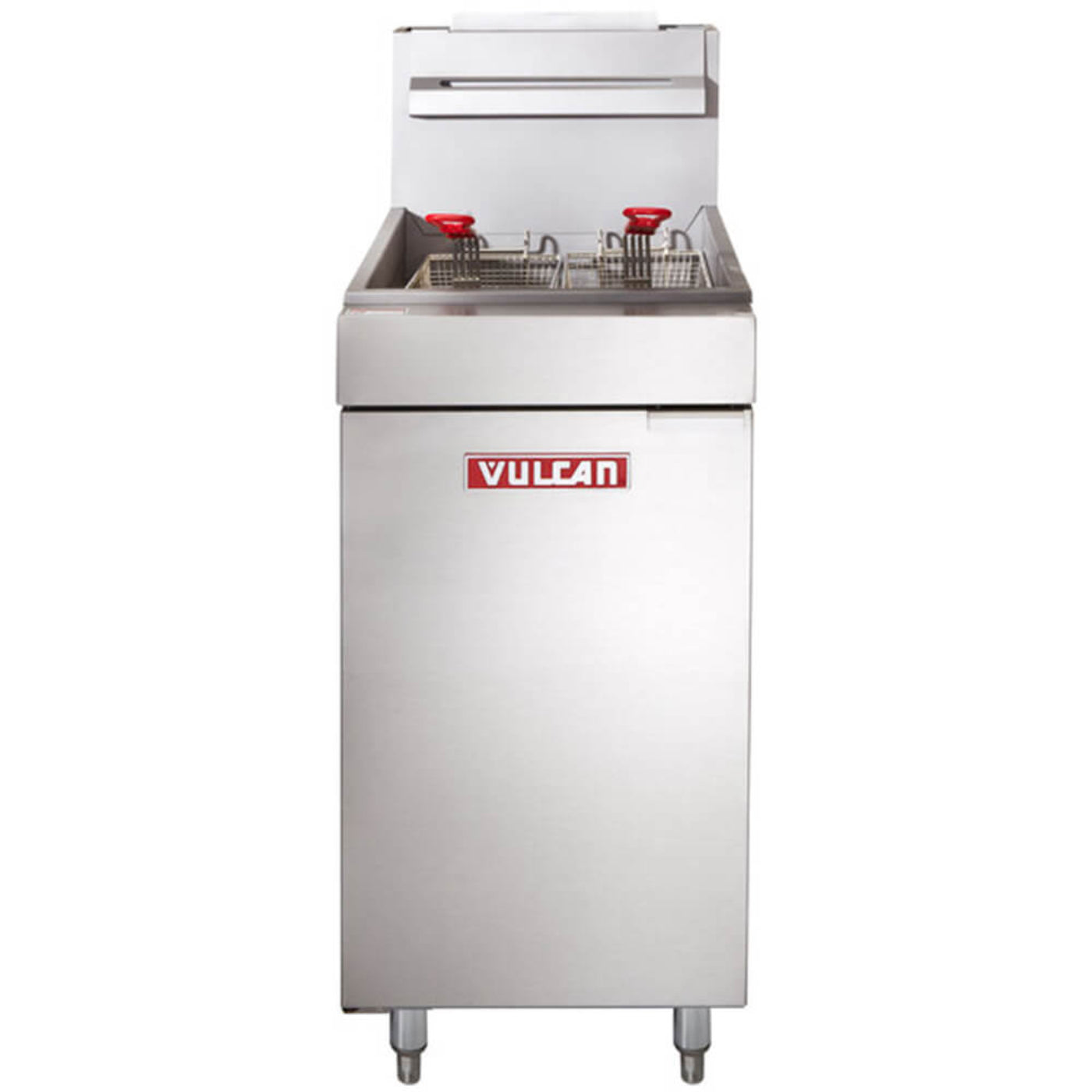 Vulcan LG300-1 35-40 lb. Natural Gas Floor Fryer - 90 000 BTU - LG300-1