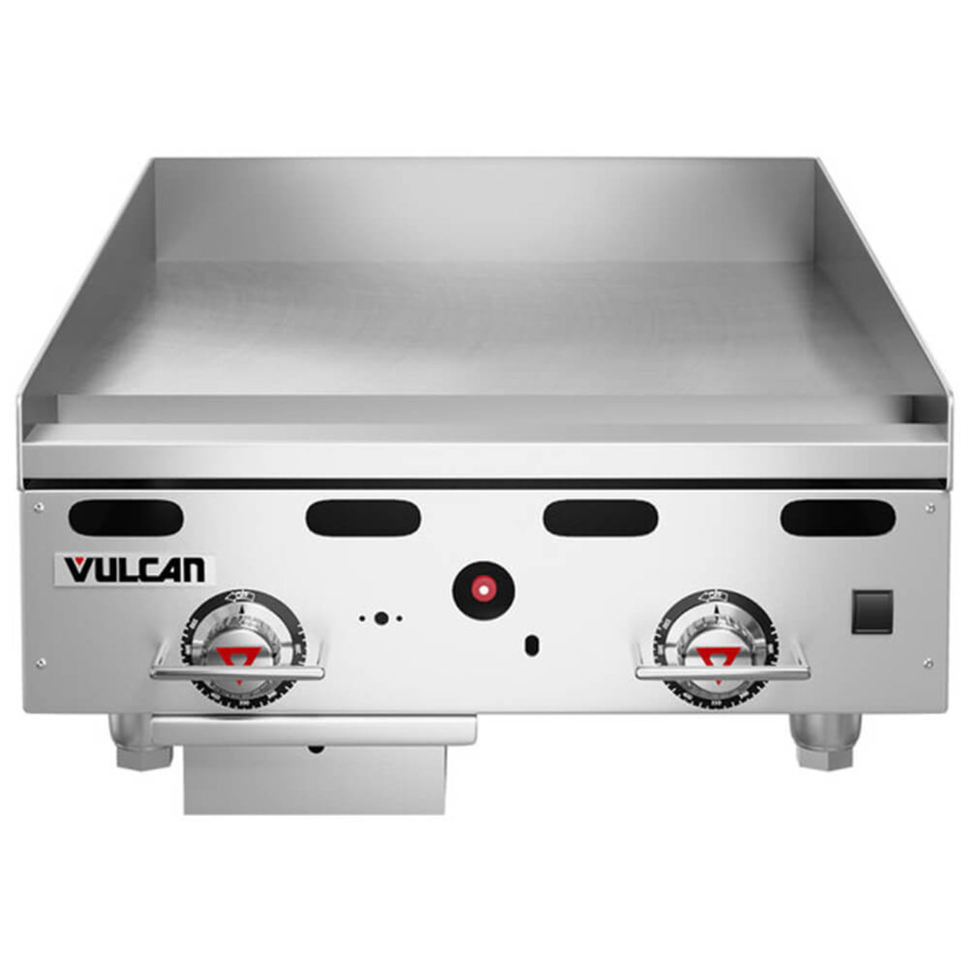 Vulcan MSA48-102 48 Countertop Liquid Propane Gas Griddle with Snap Action Thermostatic Controls - 108 000 BTU - MSA48-102