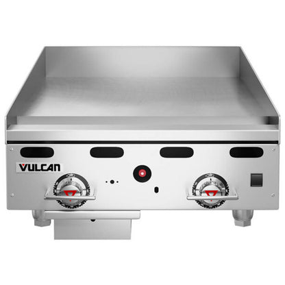Vulcan MSA48-101 48 Countertop Natural Gas Griddle with Snap Action Thermostatic Controls - 108 000 BTU - MSA48-101