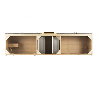 James Martin Vanities Columbia 72" Double Vanity - 388-V72D-AGR-MB-DGG