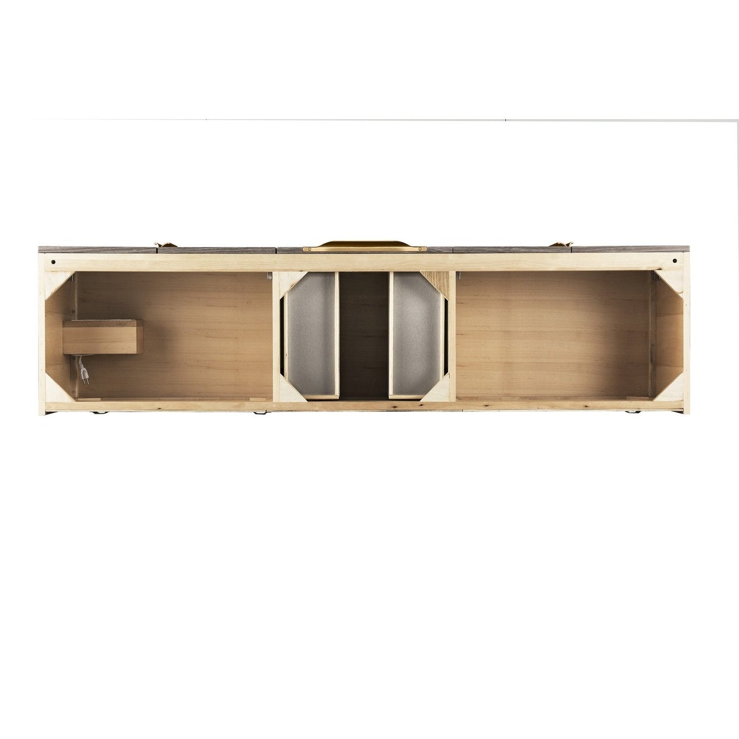 James Martin Vanities Mercer Island 72" Double Vanity - 389-V72D-AGR-G-DGG