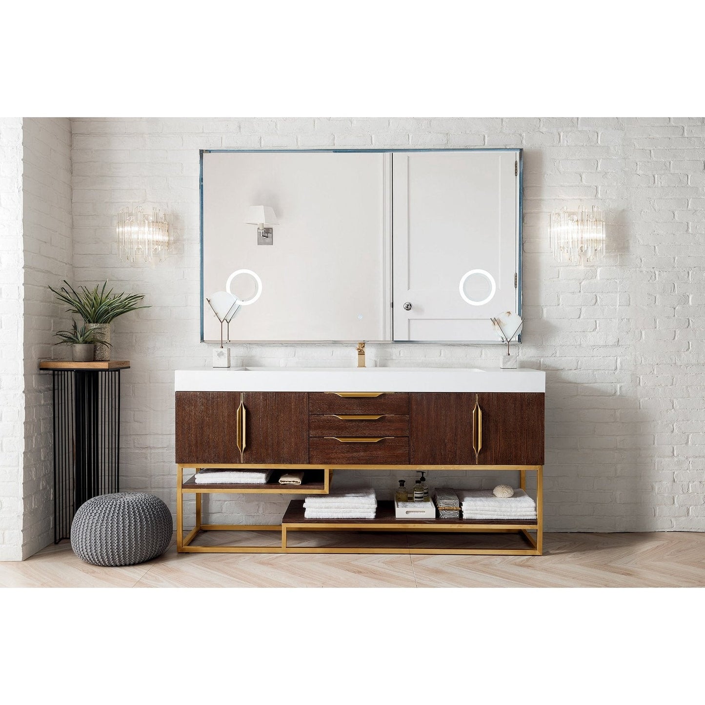 James Martin Vanities Columbia 72" Single Vanity - 388-V72S-AGR-MB-DGG