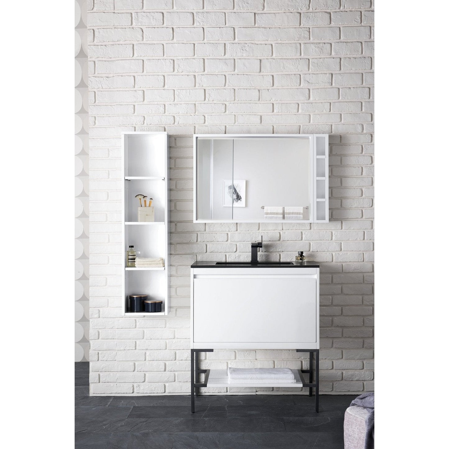 James Martin Vanities Milan 31.5" Single Vanity Cabinet - 801V31.5GWRGDCHB