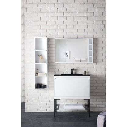 James Martin Vanities Milan 31.5" Single Vanity Cabinet - 801V31.5GWRGDCHB