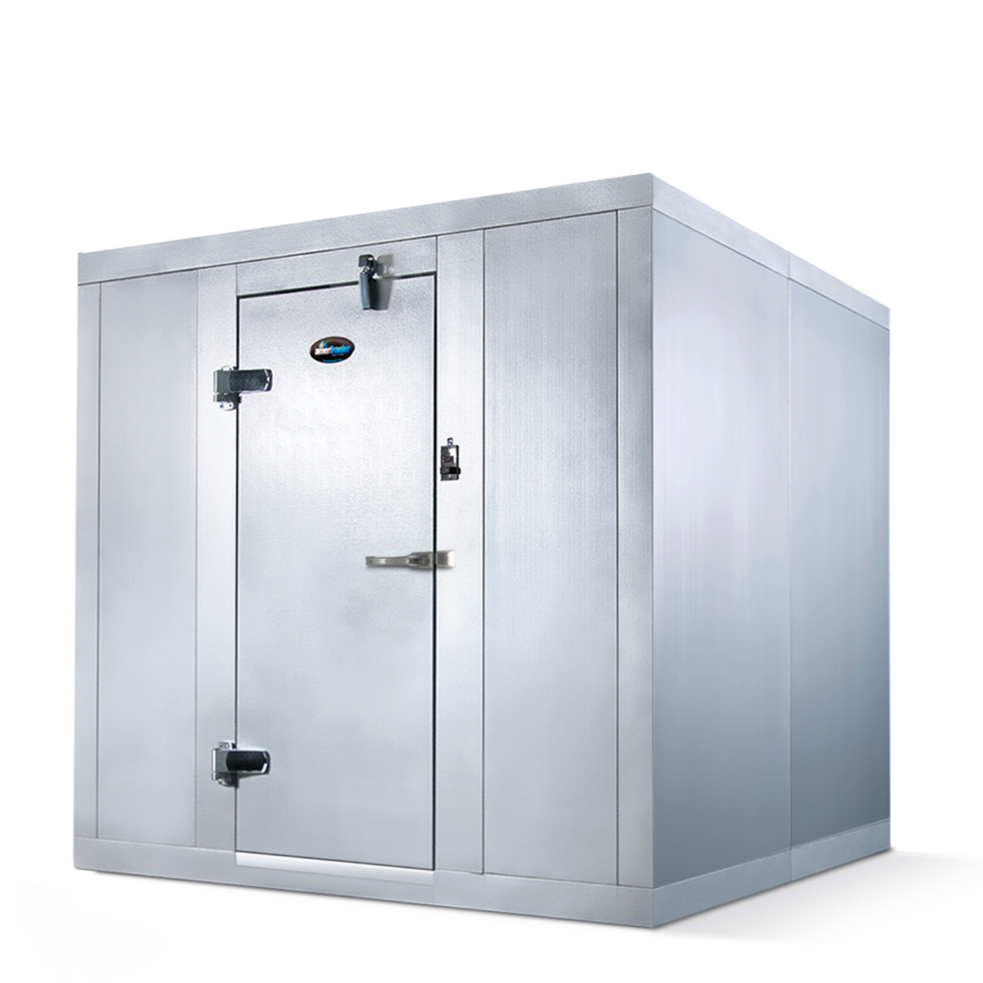 AmeriKooler QC101277**FBRC Indoor Walk-In Cooler 10' Wide (Door Side) 7'7"H With Floor - AKQC101277FBRC