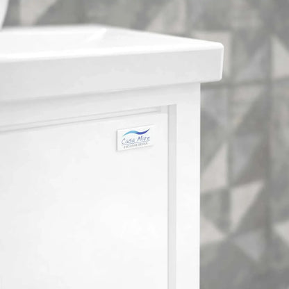 Casa Mare Alessio 32" Bathroom Vanity and Ceramic Sink Combo with LED Mirror - Alessio80GG-32