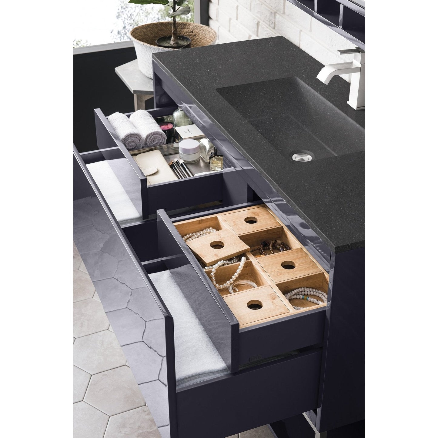 James Martin Vanities Milan 47.3" Single Vanity Cabinet - 801V47.3GWRGDCHB