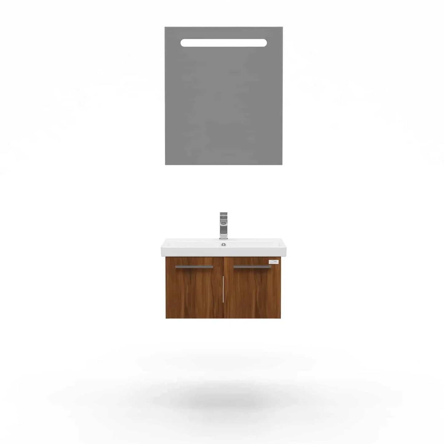 Casa Mare Aspe 32" Bathroom Vanity and Ceramic Sink Combo with LED Mirror - Aspe80GB-32