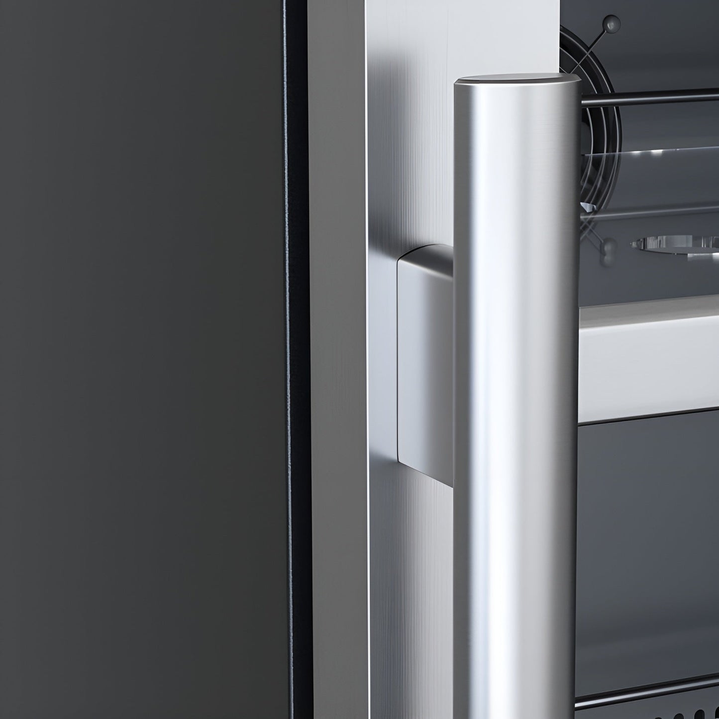 Avallon 24 Inch Wide 140 Can Energy Efficient Beverage Center with LED Lighting, Double Pane Glass, Touch Control Panel and Left Swing Door - ABR242SGLH