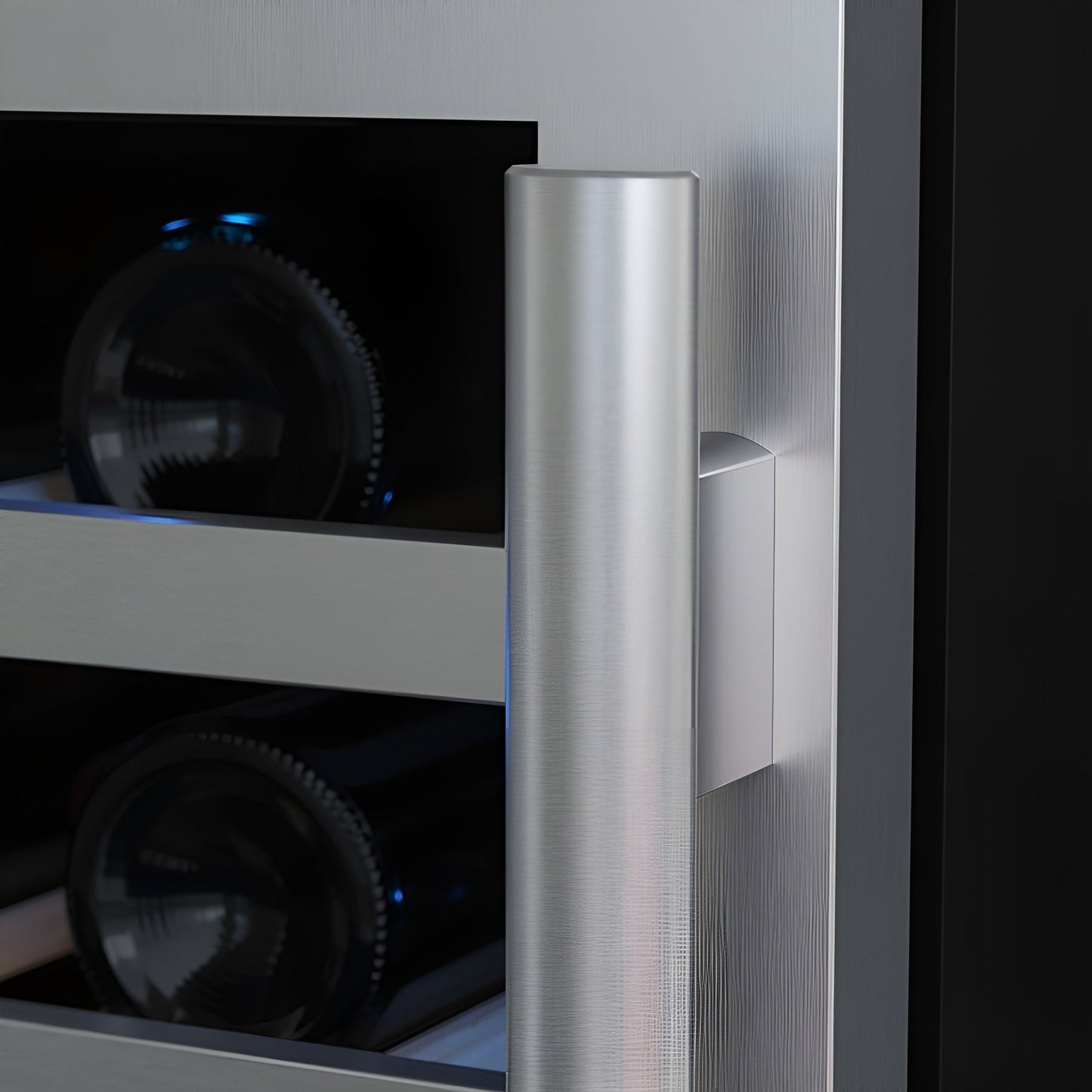 Avallon 24 Inch Wide 46 Bottle Capacity Dual Zone Wine Cooler with Right Swing Door - AWC242DZRH