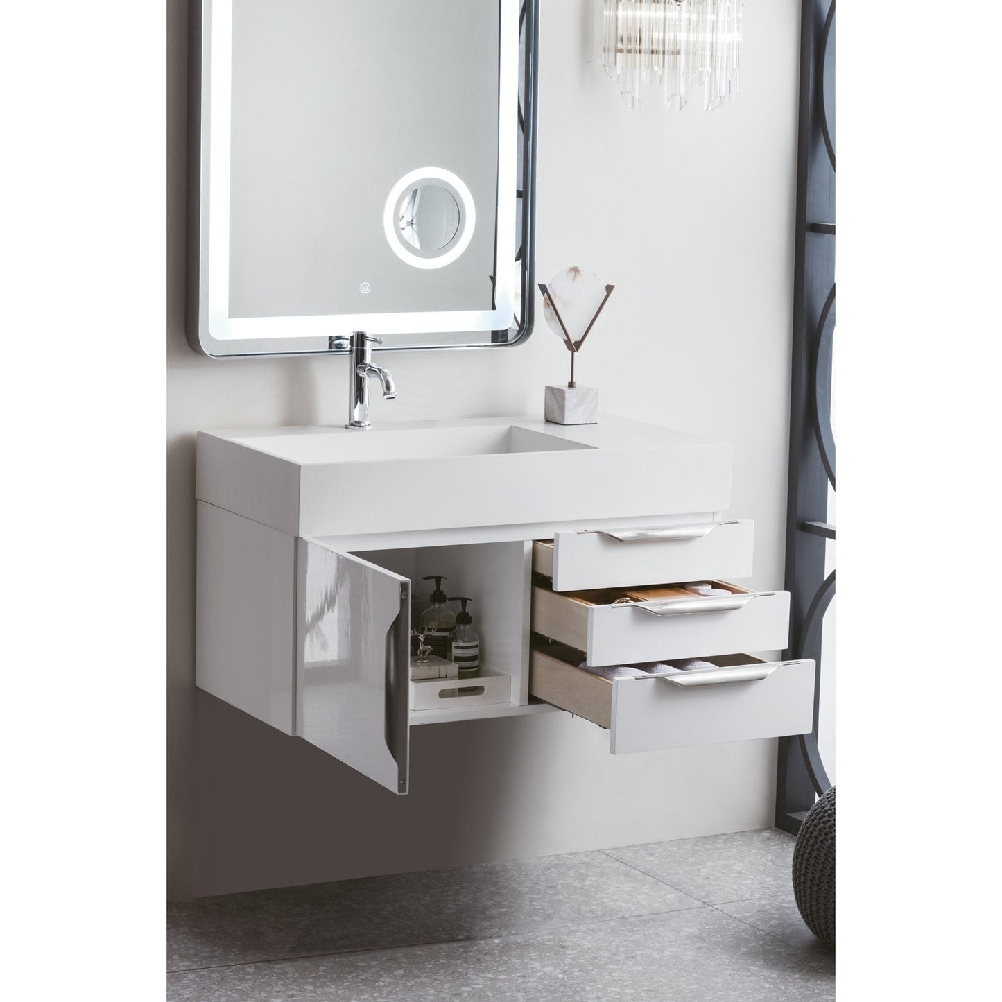 James Martin Vanities Mercer Island 36" Single Vanity - 389-V36-AGR-G-DGG