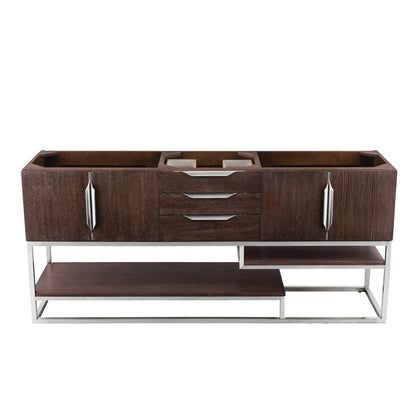 James Martin Vanities Columbia 72" Single Vanity - 388-V72S-AGR-MB-DGG