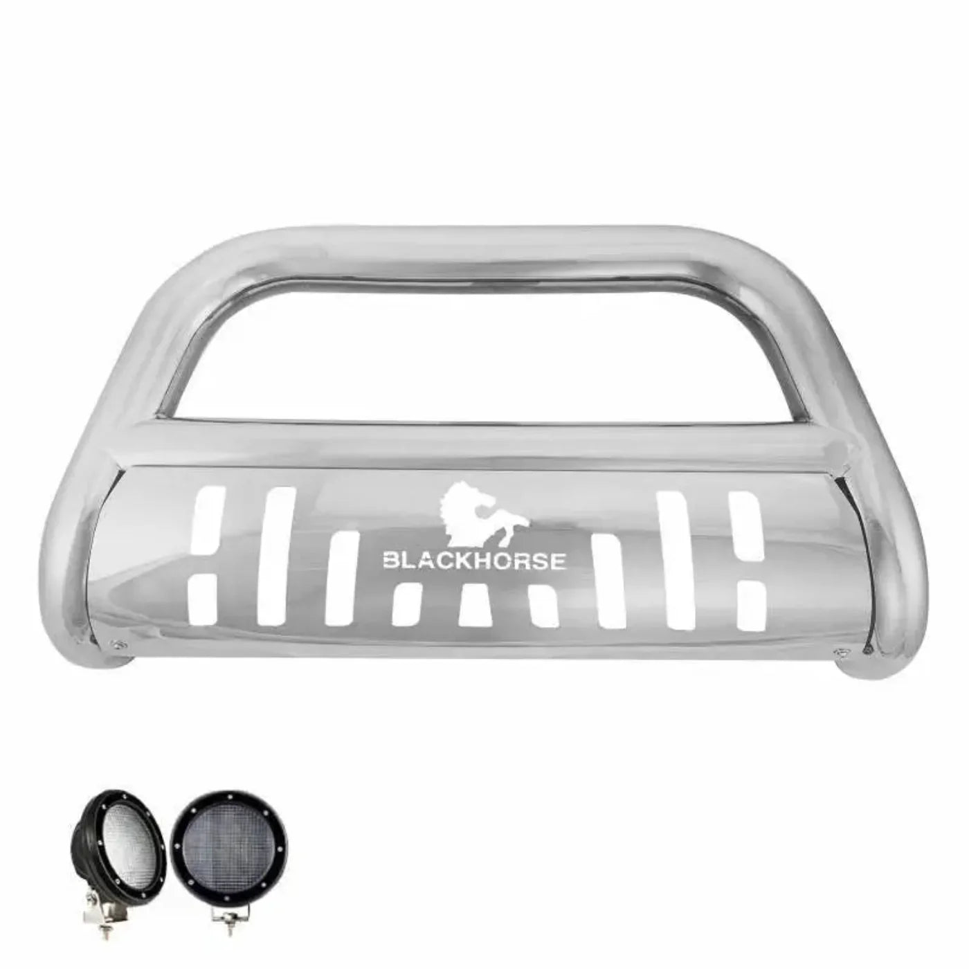 Black Horse BB11327-SP-PLFB Bull Bar Kit - BLKB11327SPPB