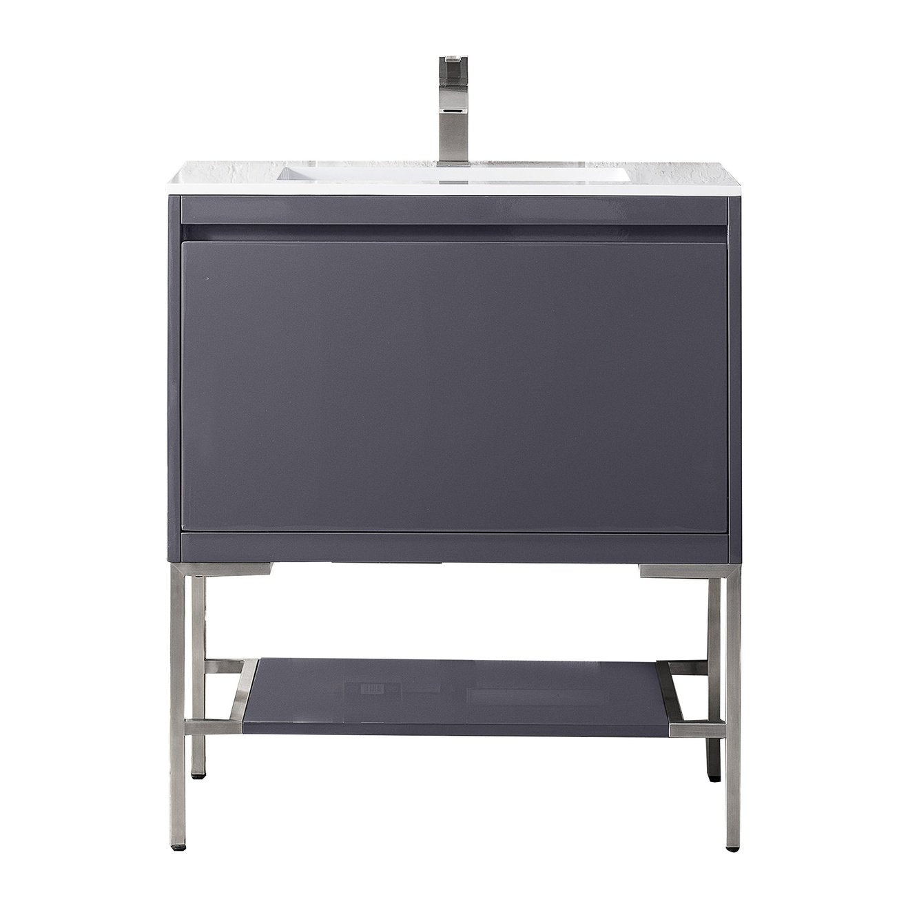 James Martin Vanities Milan 31.5" Single Vanity Cabinet - 801V31.5GWRGDCHB