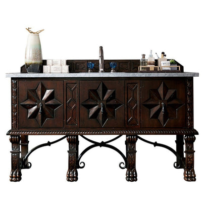 James Martin Vanities Balmoral 60" Single Vanity Cabinet - 150-V60S-ANW-3AF