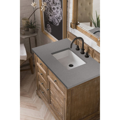 James Martin Vanities Savannah 36" Driftwood Single Vanity - 238-104-5511-3AF