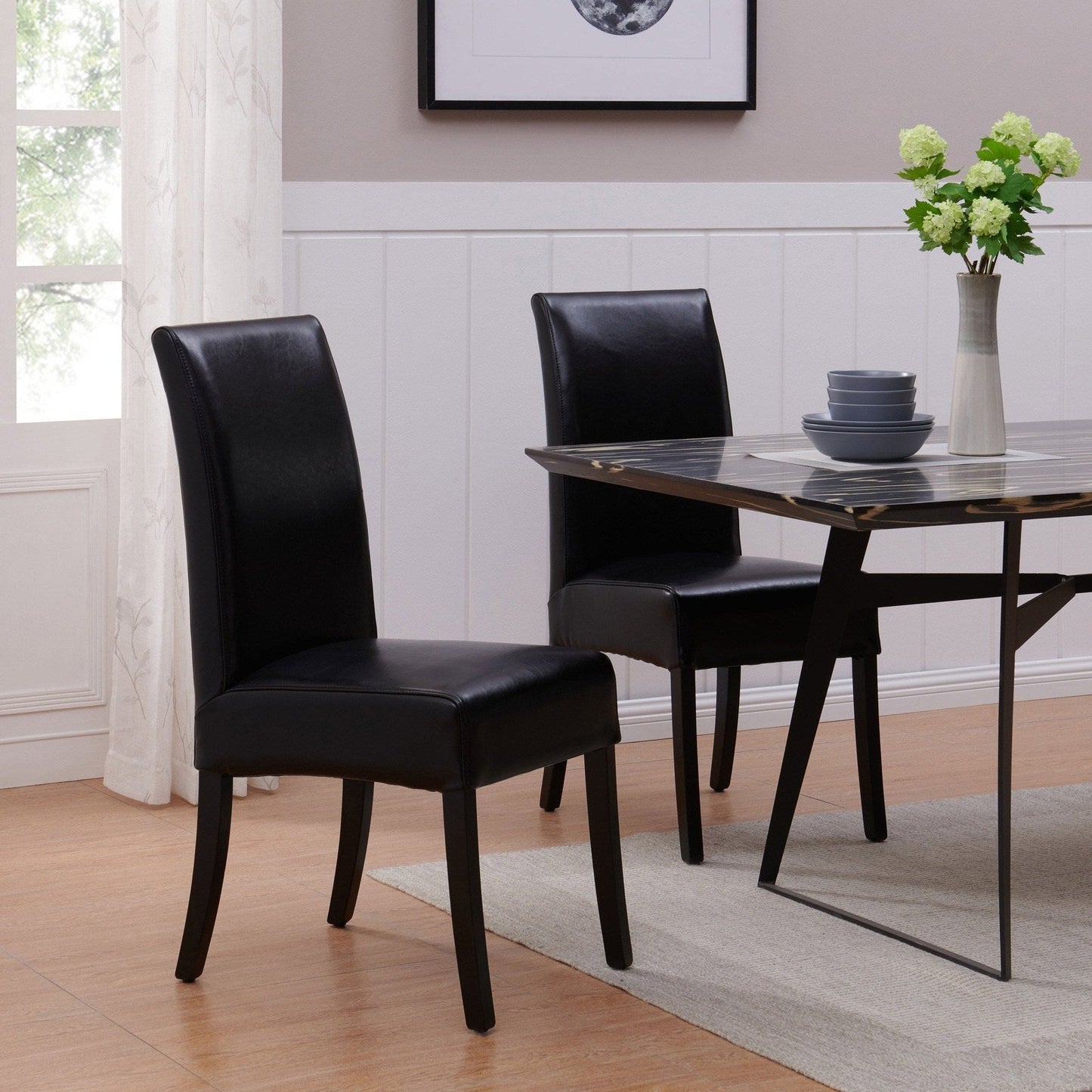 New Pacific Direct Valencia Bicast Leather Chair, (Set of 2)  - 108239-23
