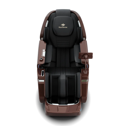 KoziSense KZL66 - Dual 4D + 3D Luxury Massage Chair - Brown/Black