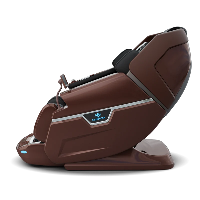 KoziSense KZL66 - Dual 4D + 3D Luxury Massage Chair - Brown/Black
