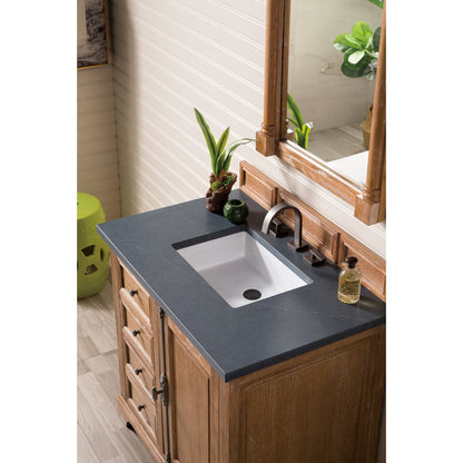 James Martin Vanities Savannah 36" Driftwood Single Vanity - 238-104-5511-3AF