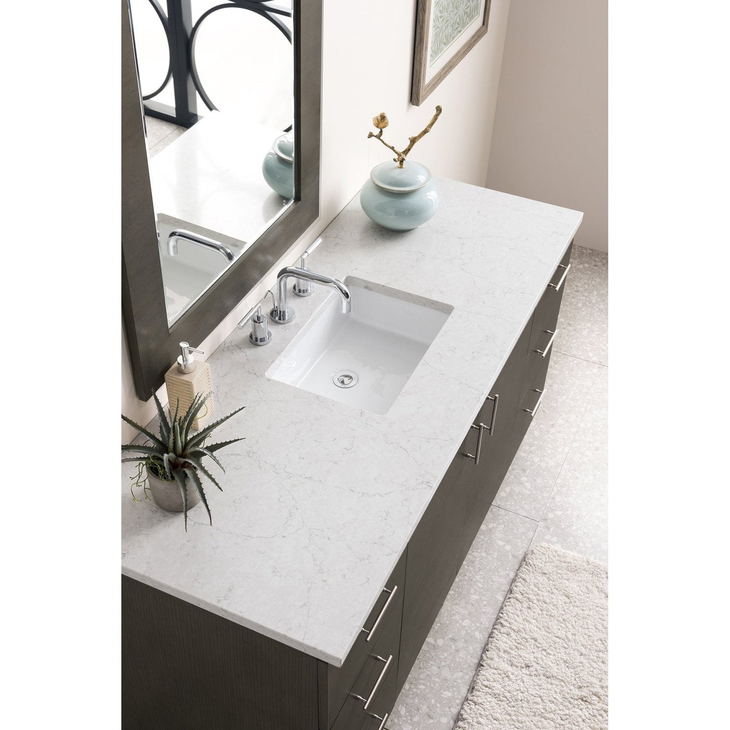 James Martin Vanities Metropolitan 60" Single Vanity -  850-V60S-SOK-3CAR