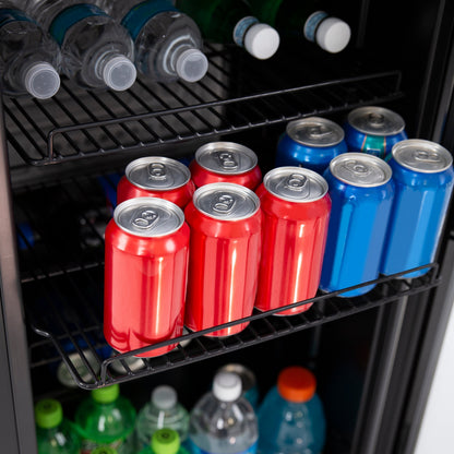 Vinotemp Beverage Center, 108 Can Capacity, in Stainless Steel - VTBC108L01SS