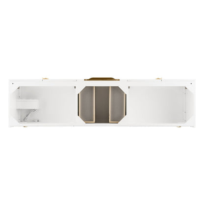 James Martin Vanities Mercer Island 72" Double Vanity - 389-V72D-AGR-G-DGG