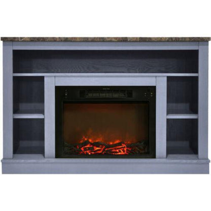 Cambridge 47 In. Electric Fireplace with Enhanced Log Insert - CAM5021-1CHRLG2