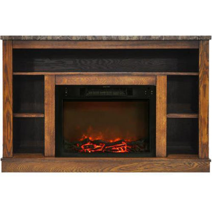 Cambridge 47 In. Electric Fireplace with Enhanced Log Insert - CAM5021-1CHRLG2
