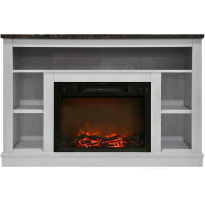 Cambridge 47 In. Electric Fireplace with Enhanced Log Insert - CAM5021-1CHRLG2