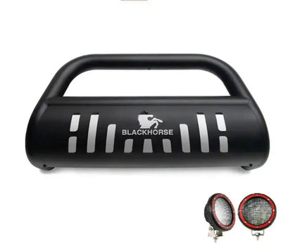 Black Horse CBB-FOB2601SP-PLFR Bull Bar Kit - BLKBBFOB2601R