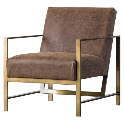 New Pacific Direct Francis PU Leather Arm Chair -  3900031-NCE