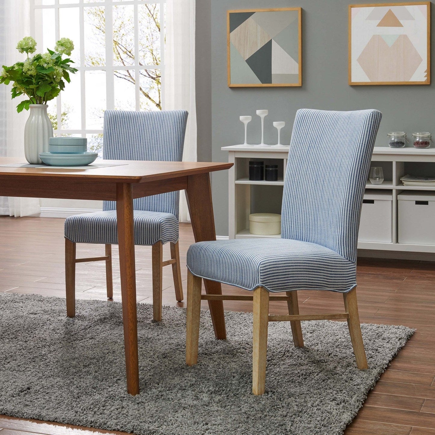 New Pacific Direct Milton Fabric Chair, (Set of 2) -  268239-637-N
