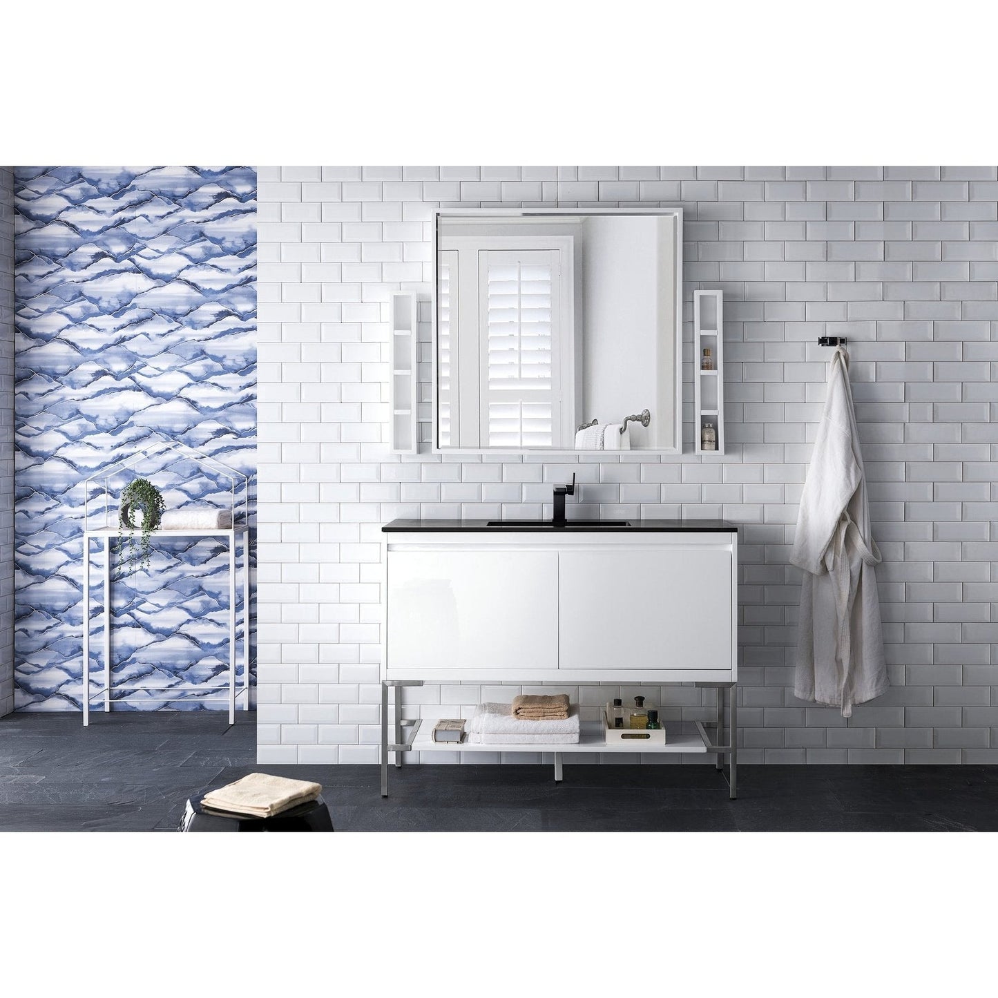 James Martin Vanities Milan 47.3" Single Vanity Cabinet - 801V47.3GWRGDCHB