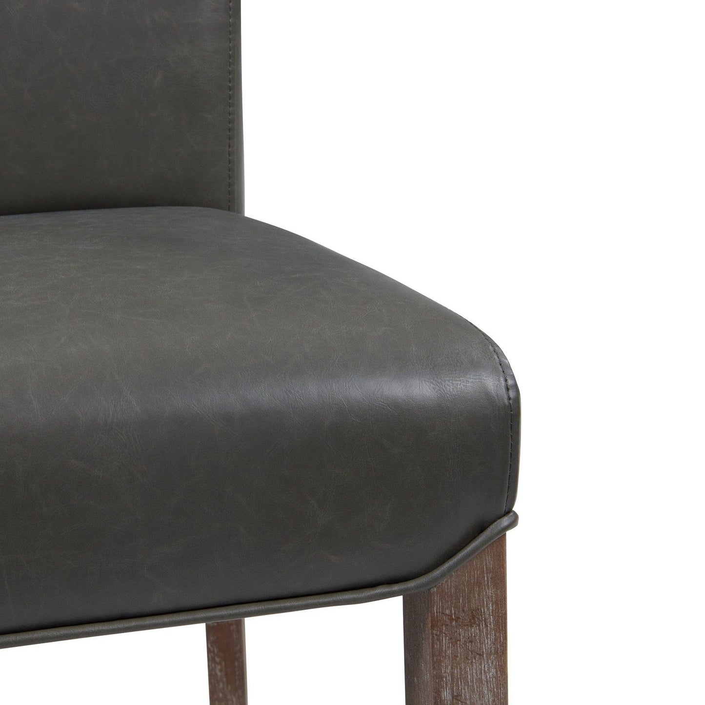 New Pacific Direct Beverly Hills Bonded Leather Chair, (Set of 2)  - 198235B-V04