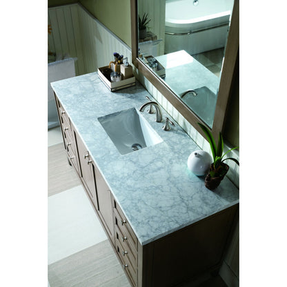 James Martin Vanities Chicago 60" Single Vanity - 305-V60S-WWW-3AF